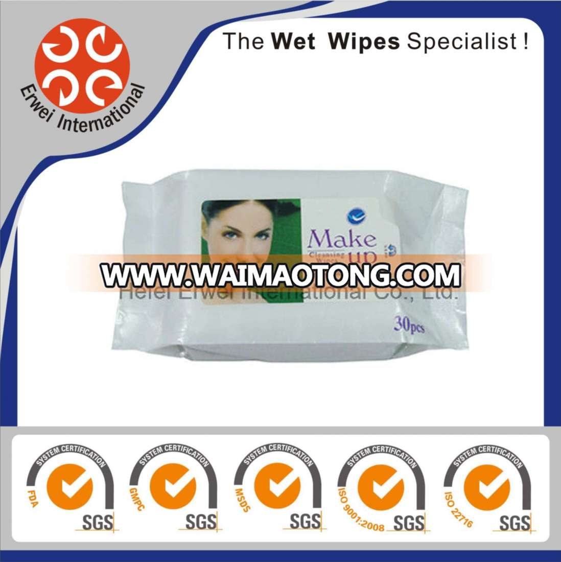 Makeup Remover Wet Wipes; Make up Wet Towels & Wet Napkin