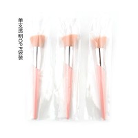 1 Piece Cosmetic Makeup Blush Brushes with Man-Made Fiber Hair and Plastic Handle